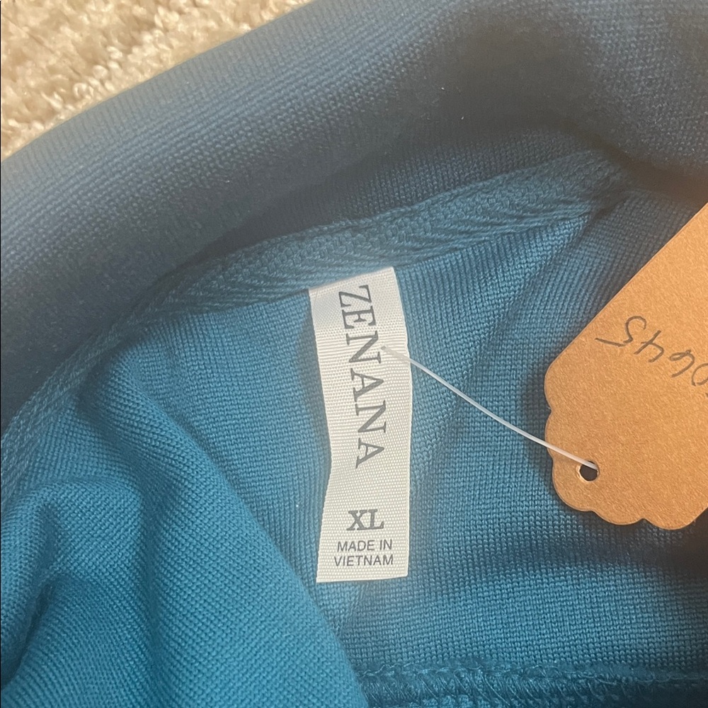 Zenana Teal Fleece Shacket Jacket NWT XL Cozy Cabin Button Front - Picture 2 of 9